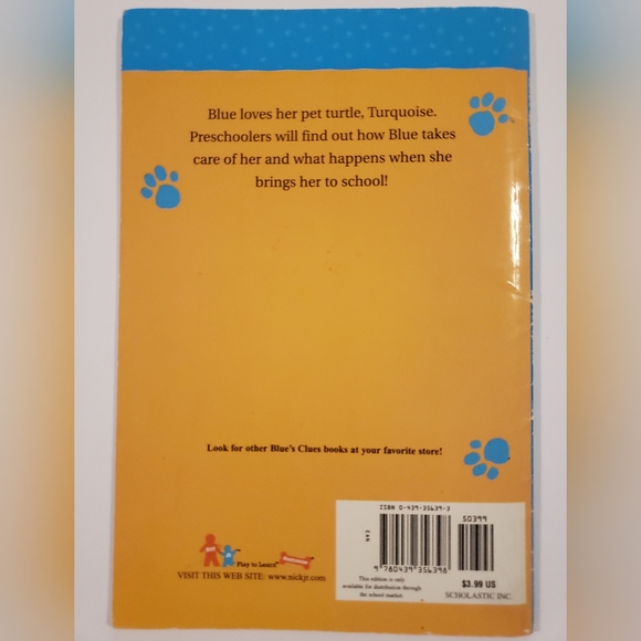 2001 Blue's Clues My Pet Turtle Paperback Book! - Picture 3 of 6